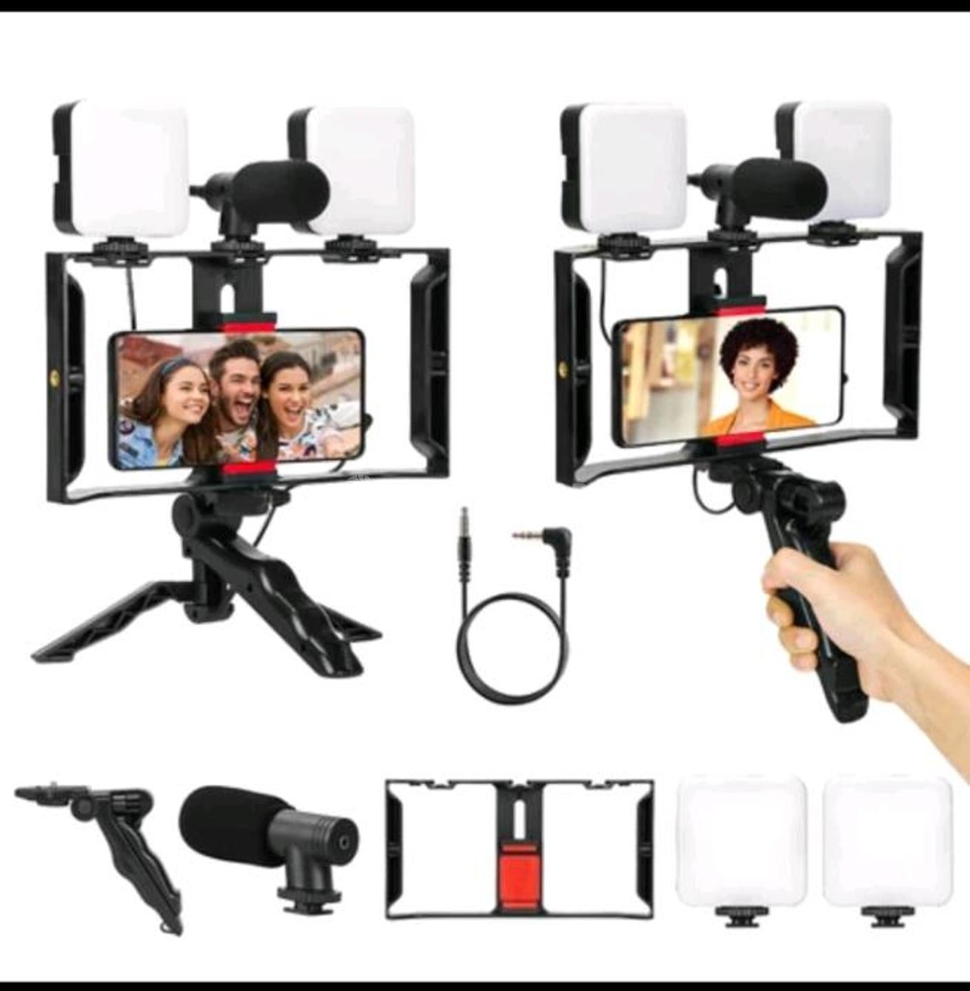 🎥✨ Kit de Réalisation Vidéo Tout-en-Un 🎤💡