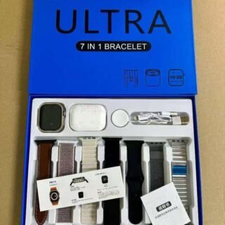 Box 7 : montre + 7 bracelets + Airpods