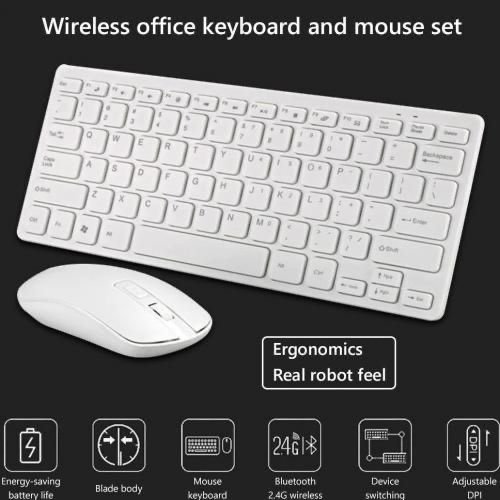Mini clavier sans fil +souris sans fil pour ordinateur box etc