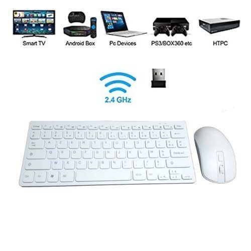 Mini clavier sans fil +souris sans fil pour ordinateur box etc – Image 3
