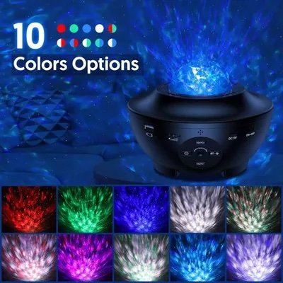 Projecteur d'étoiles Ciel EtoileGalaxy Nova - Noir - Lecteur de Musique Bluetooth - Minuterie